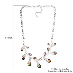 Elegant Mystic Colored Aurora Borealis Crystal Necklace